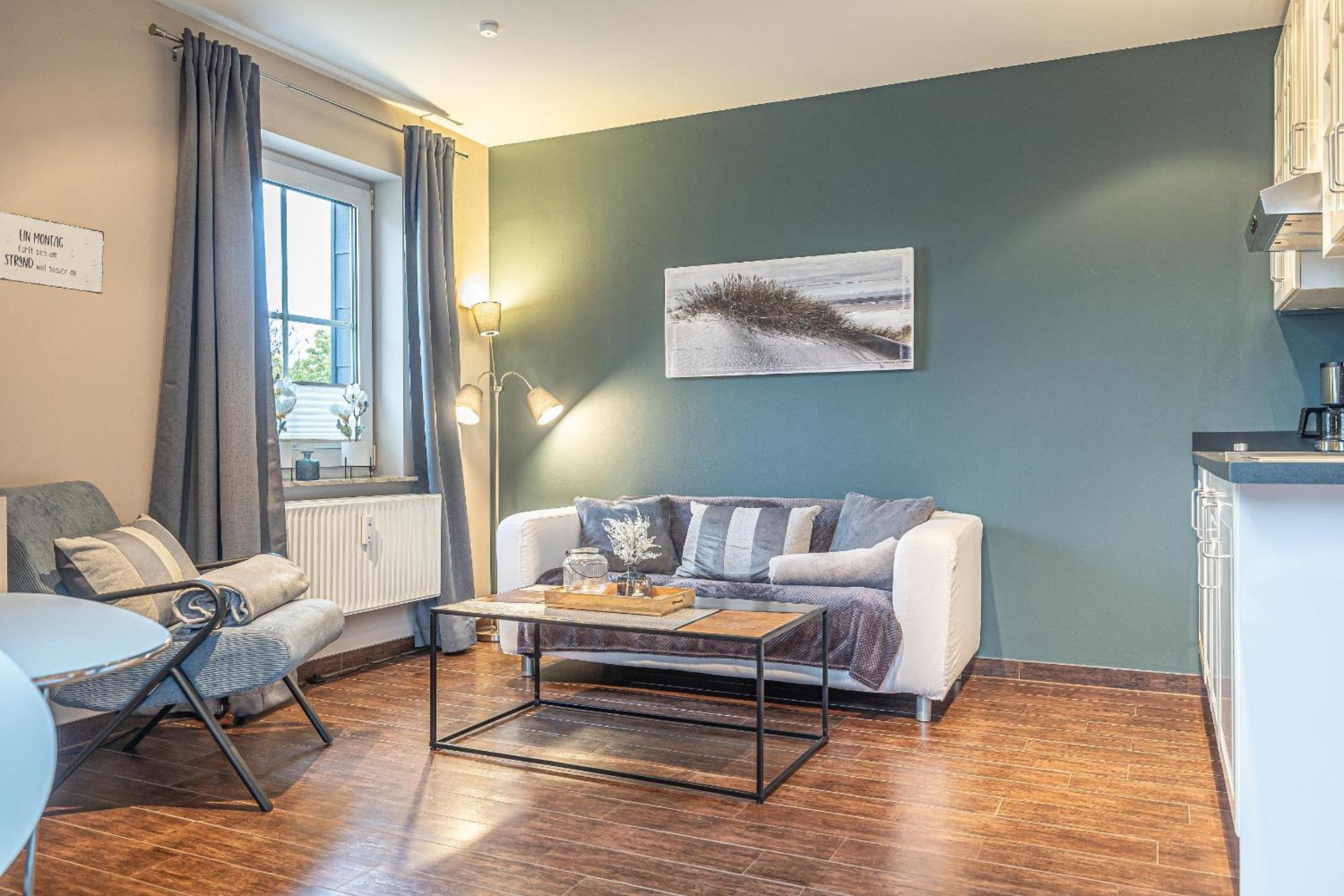 Fewo1846 Strandresidenz Wassersleben - Strandkoje - Komfortables Studioapartment Mit Meerblick Am Strand Harrislee Bagian luar foto