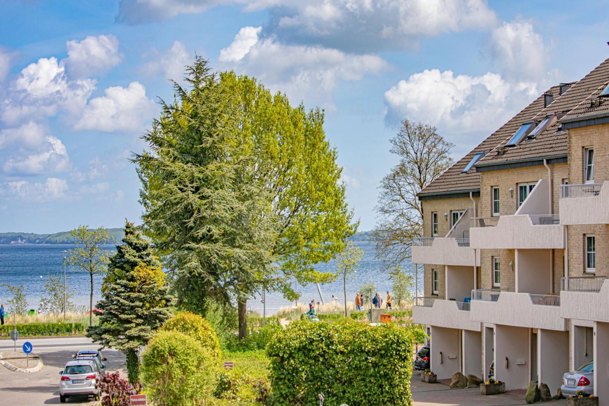 Fewo1846 Strandresidenz Wassersleben - Strandkoje - Komfortables Studioapartment Mit Meerblick Am Strand Harrislee Bagian luar foto